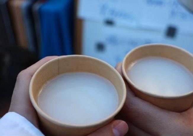 甘酒豆乳コーヒー